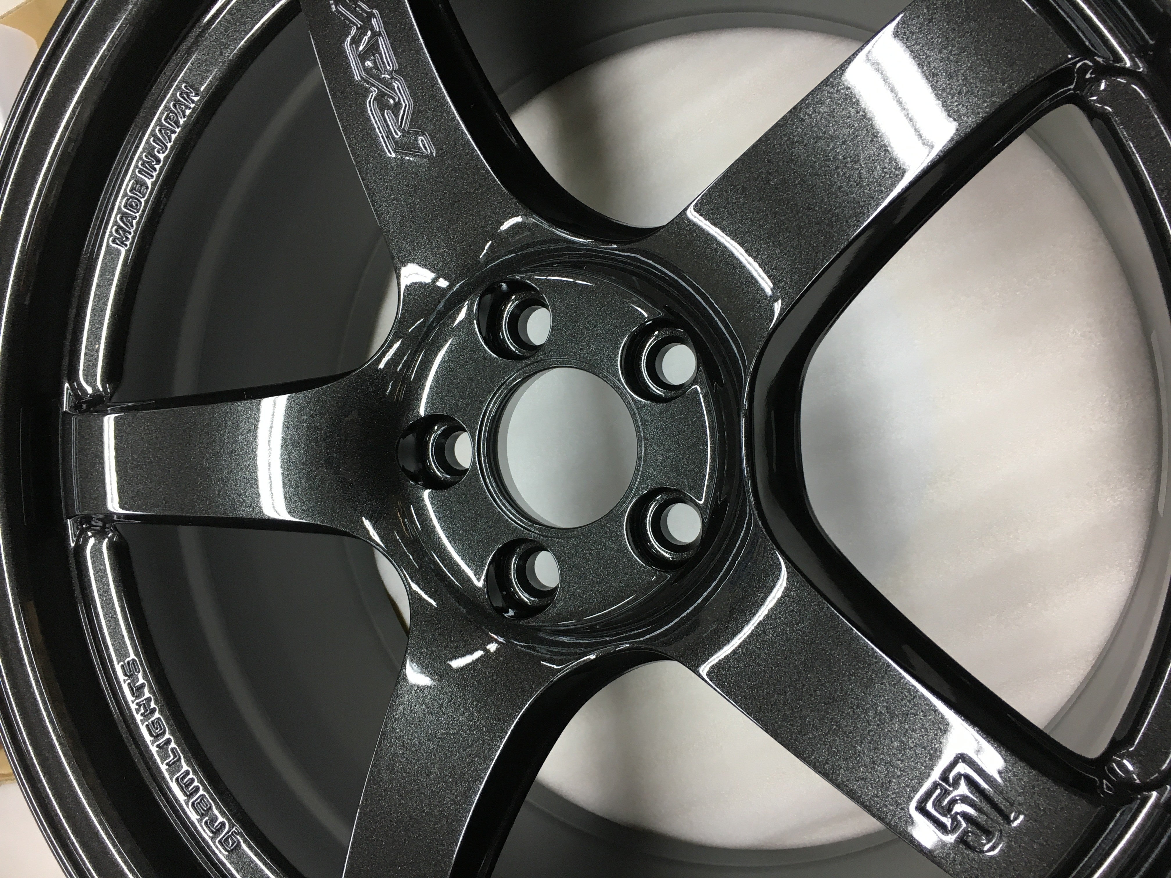 Rays Gram Lights 57CR Subispeed Exclusive Glass Black 18x9.5 +38mm 5x114.3 (Single Wheel) - 2015-2024 Subaru WRX / 2015-2021 STI / 2019-2024 Forester